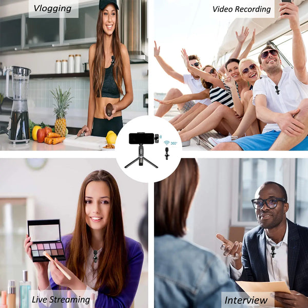 Wireless Lavalier Mic for Easy Recording
